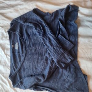 SO Blue Long Sleeve Sweater Tees